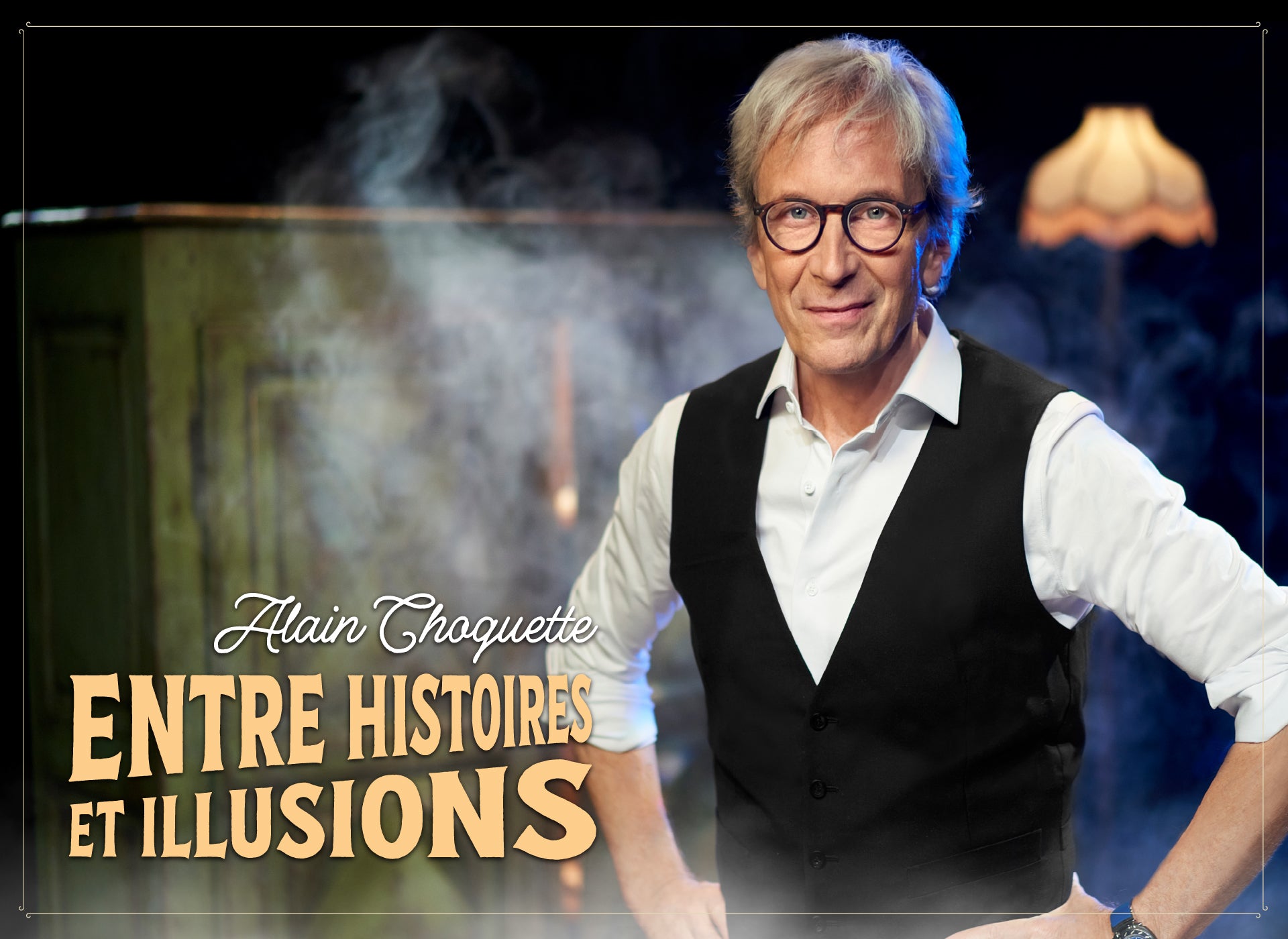 Alain Choquette en spectacle à la Salle Albert-Rousseau.