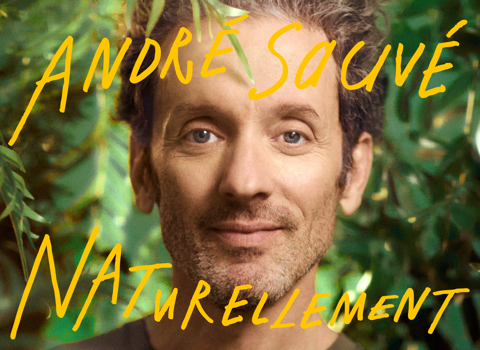 André Sauvé en spectacle à la Salle Albert-Rousseau.