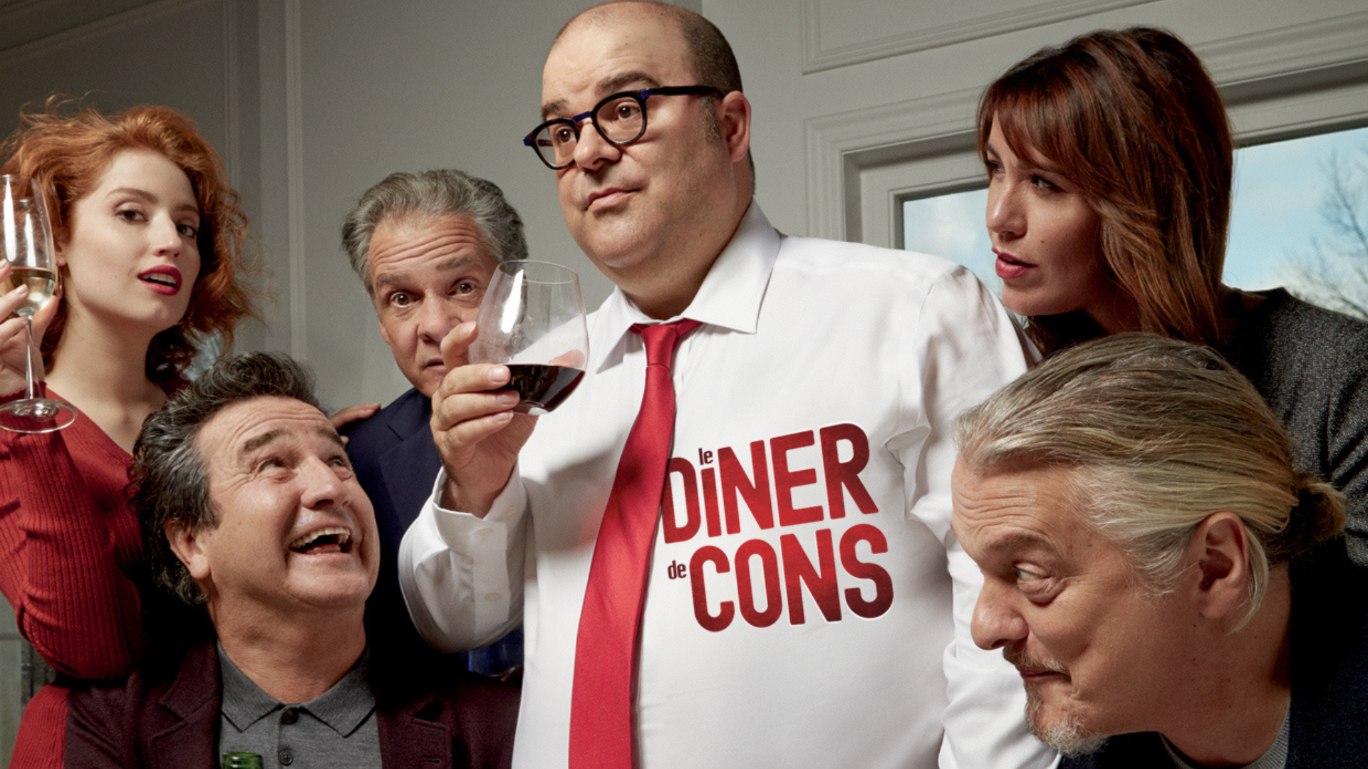 Le dîner de cons en spectacle à la Salle Albert-Rousseau.