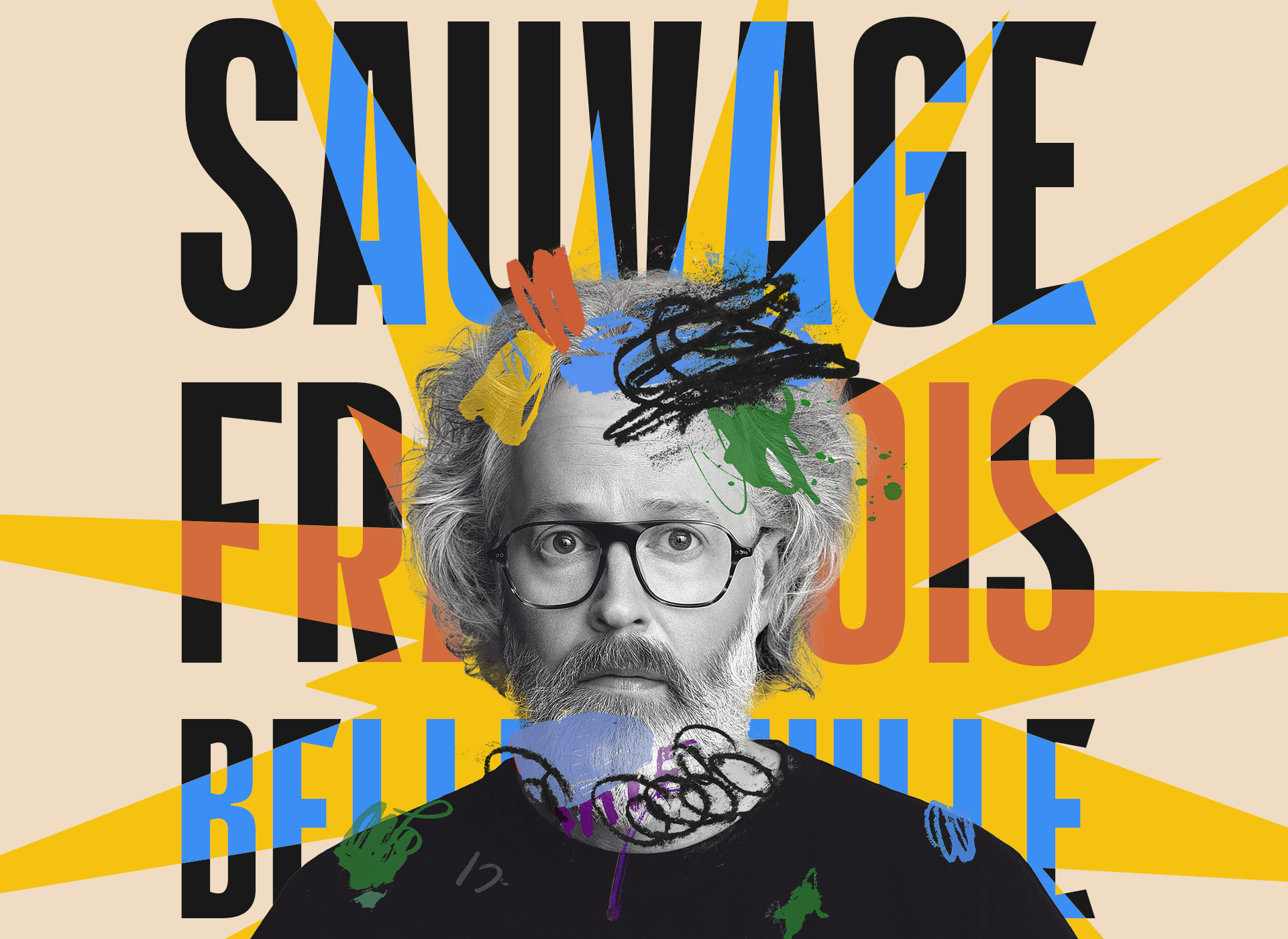 François Bellefeuille en spectacle à la Salle Albert-Rousseau.