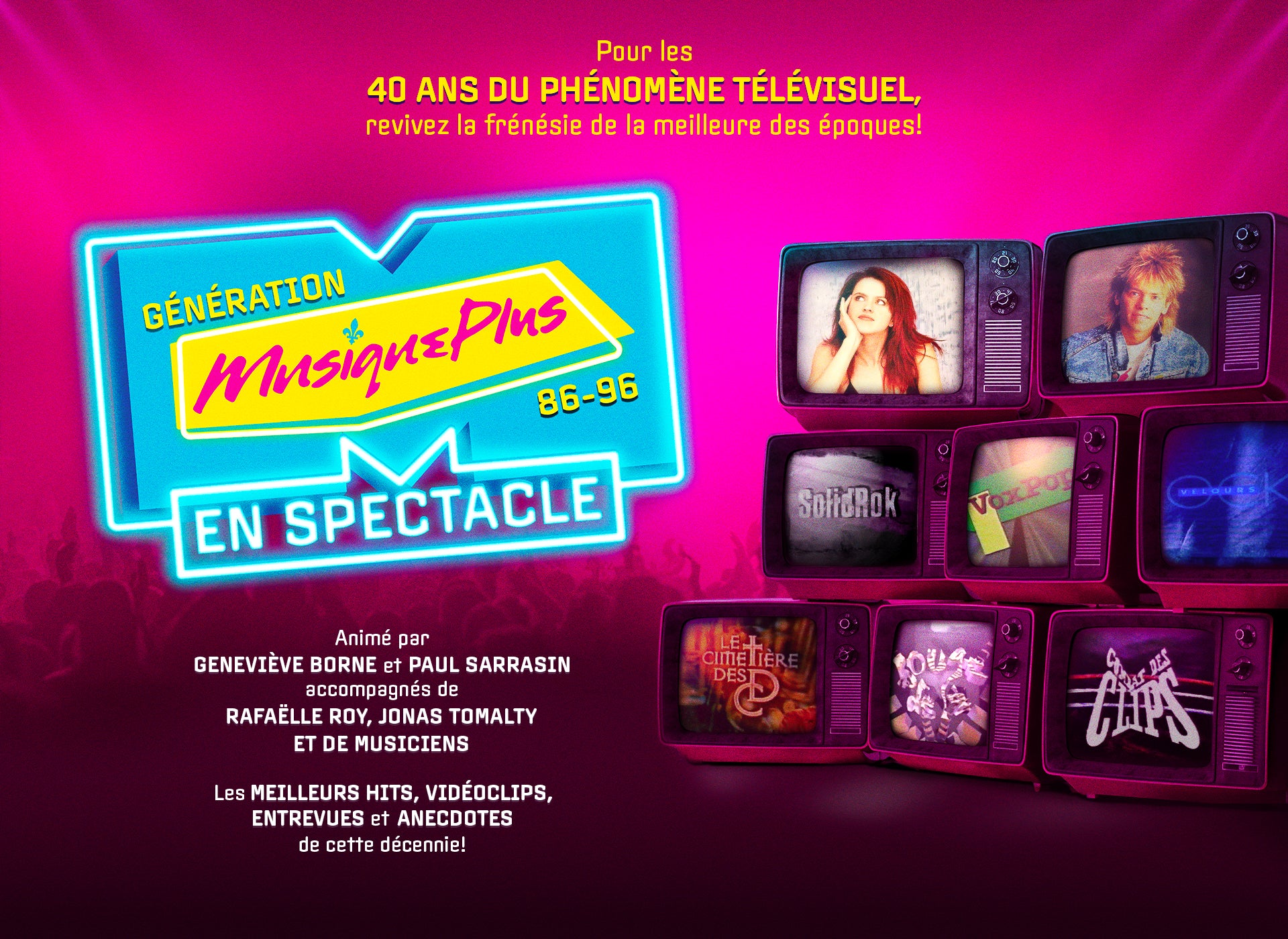 Génération MusiquePlus en spectacle à la Salle Albert-Rousseau.