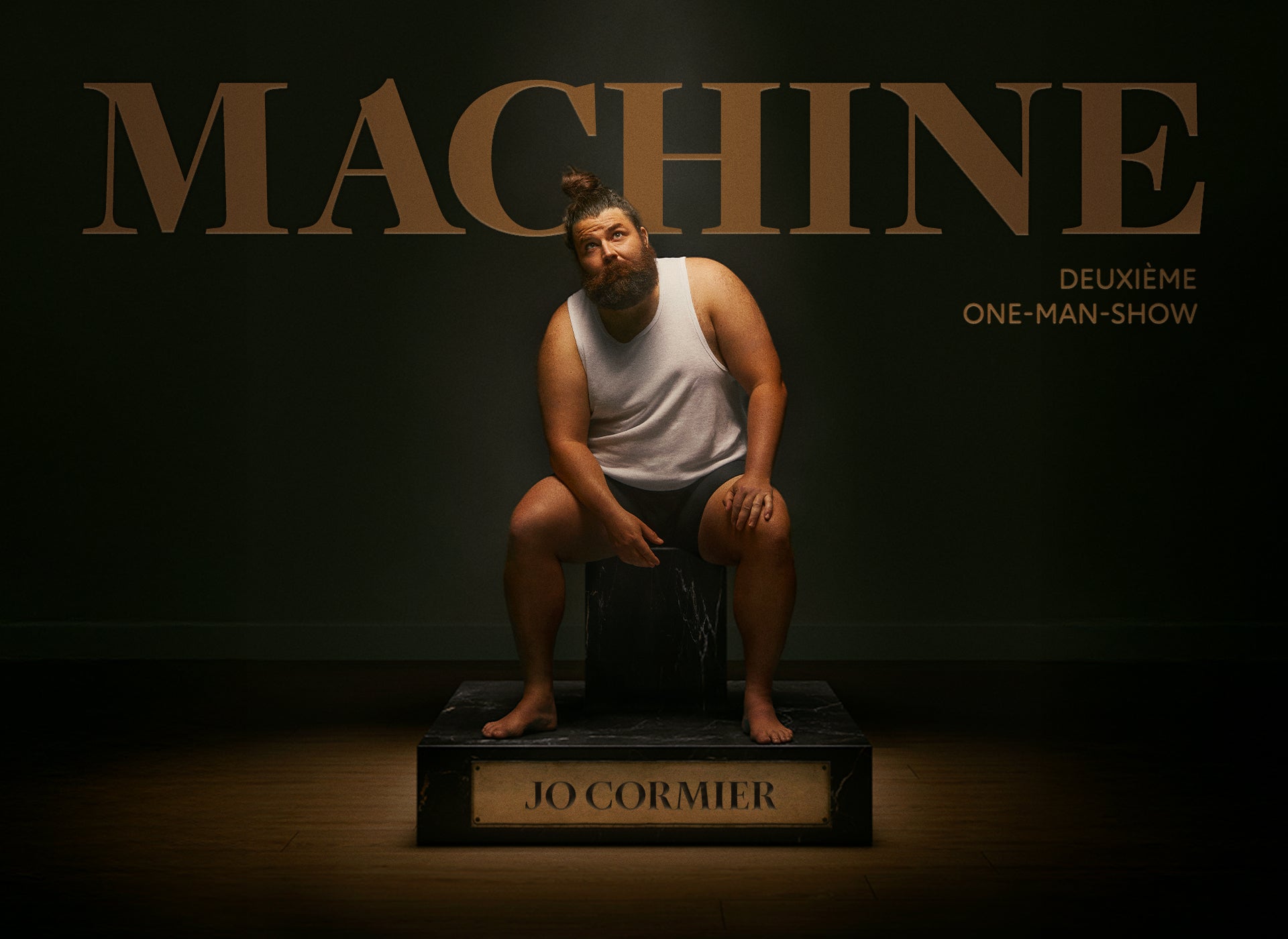 Jo Cormier en spectacle à la Salle Albert-Rousseau.