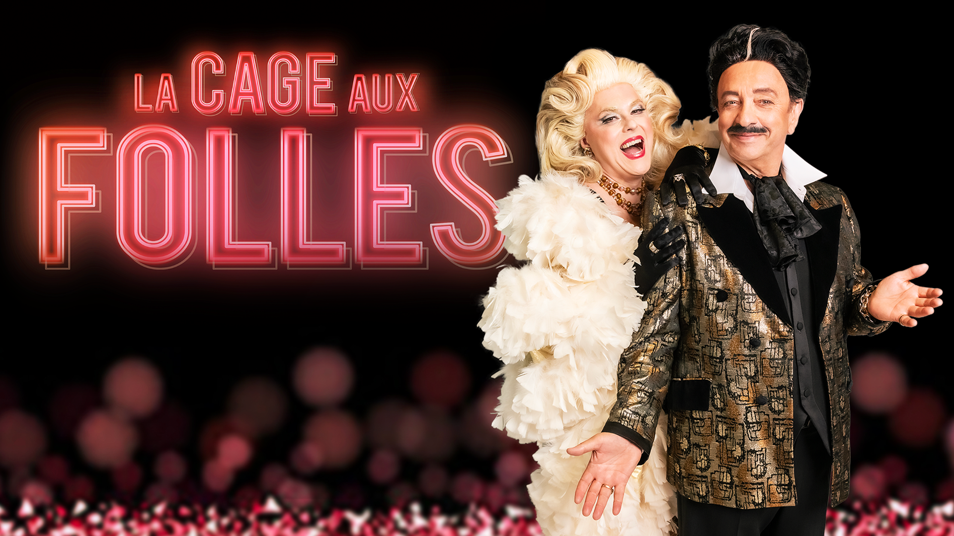 La cage aux folles en spectacle à la Salle Albert-Rousseau.