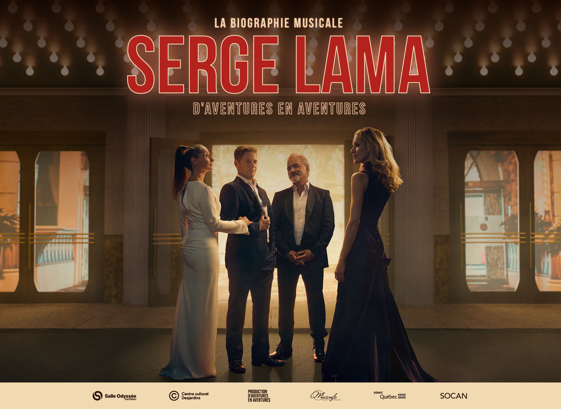 Serge Lama, la biographie musicale, en spectacle à la Salle Albert-Rousseau.