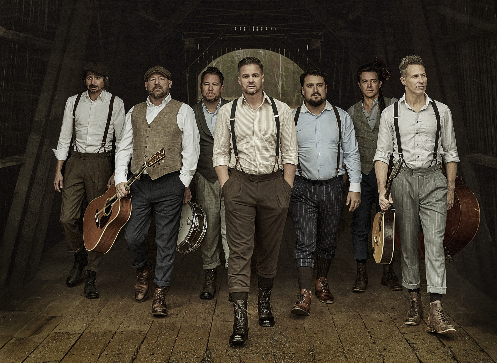 Les Gars du nord en spectacle à la Salle Albert-Rousseau.
