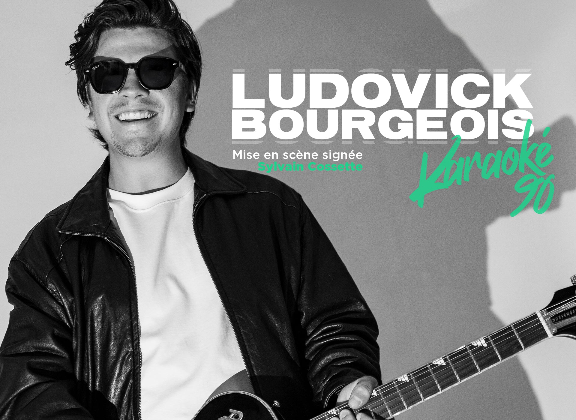 Ludovick Bourgeois en spectacle à la Salle Albert-Rousseau.