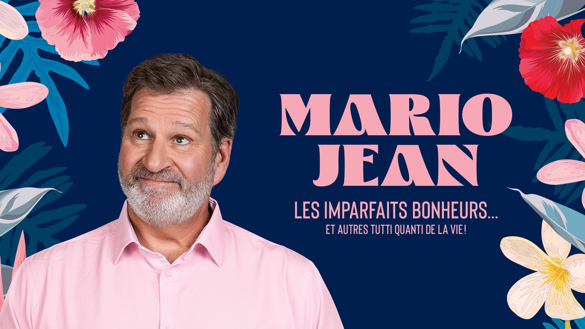 Mario Jean en spectacle à la Salle Albert-Rousseau.