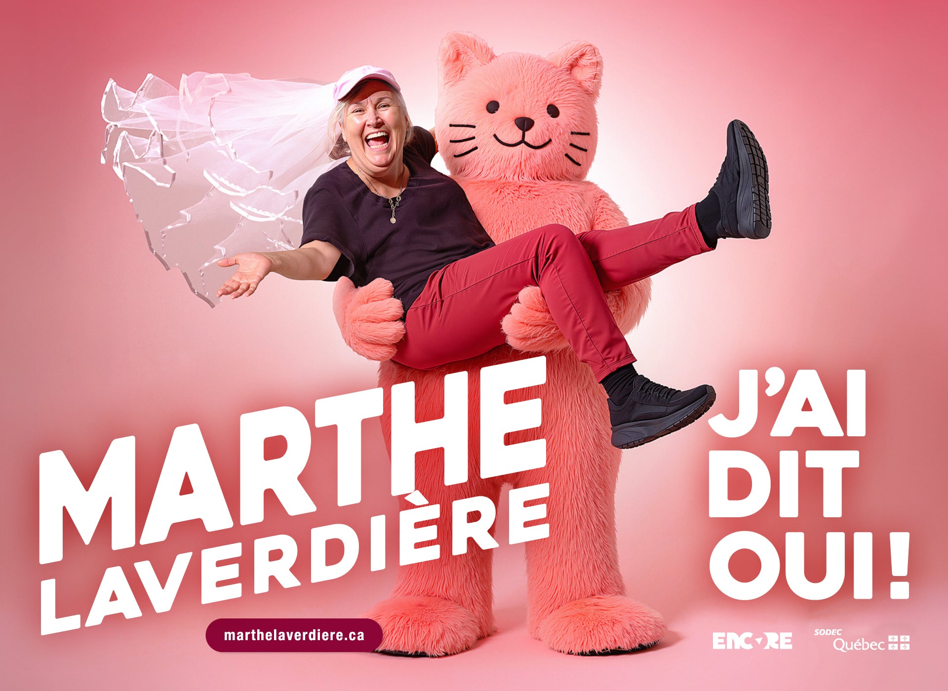 Marthe Laverdière en spectacle à la Salle Albert-Rousseau.