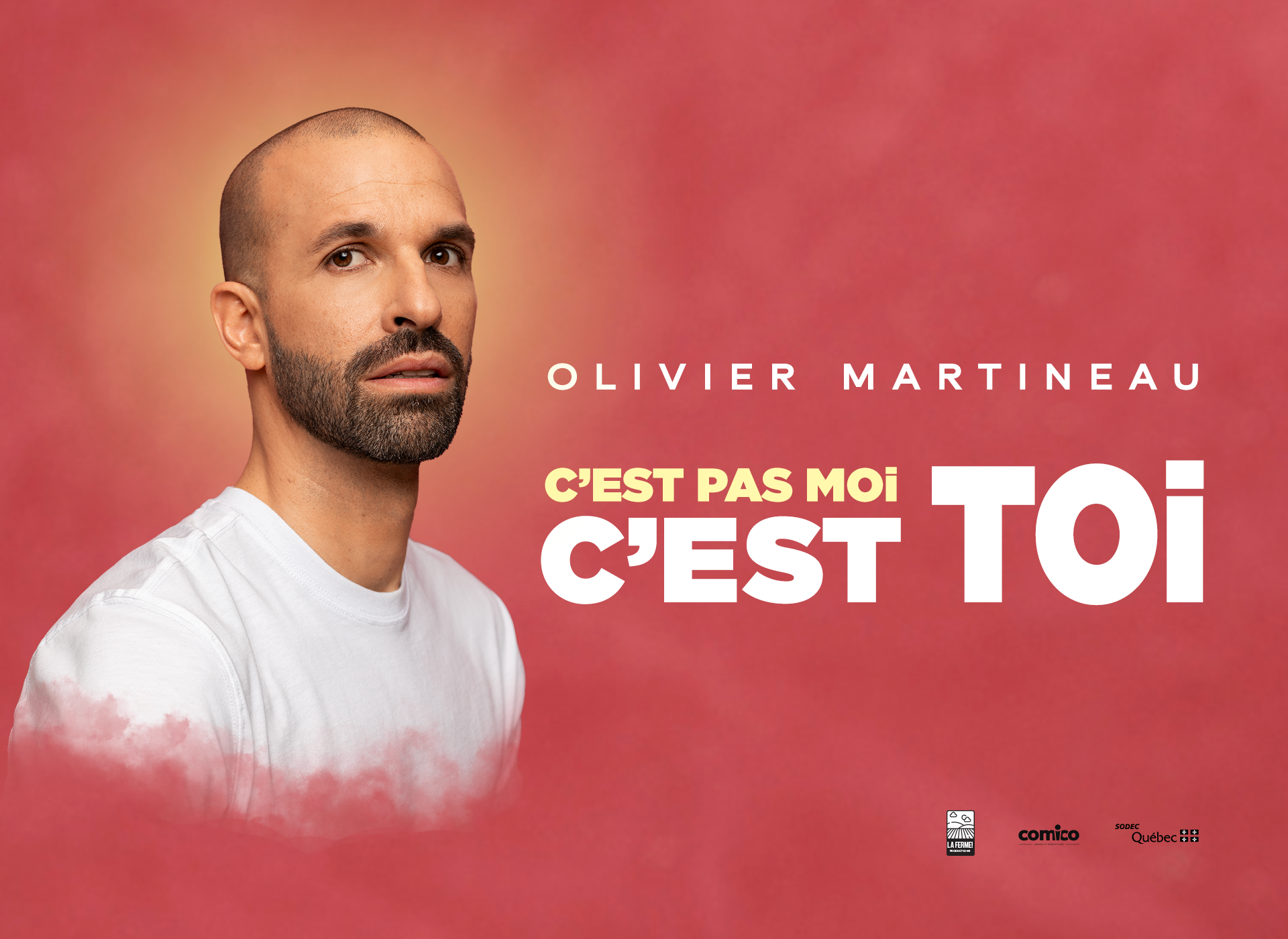 Olivier Martineau en spectacle à la Salle Albert-Rousseau.