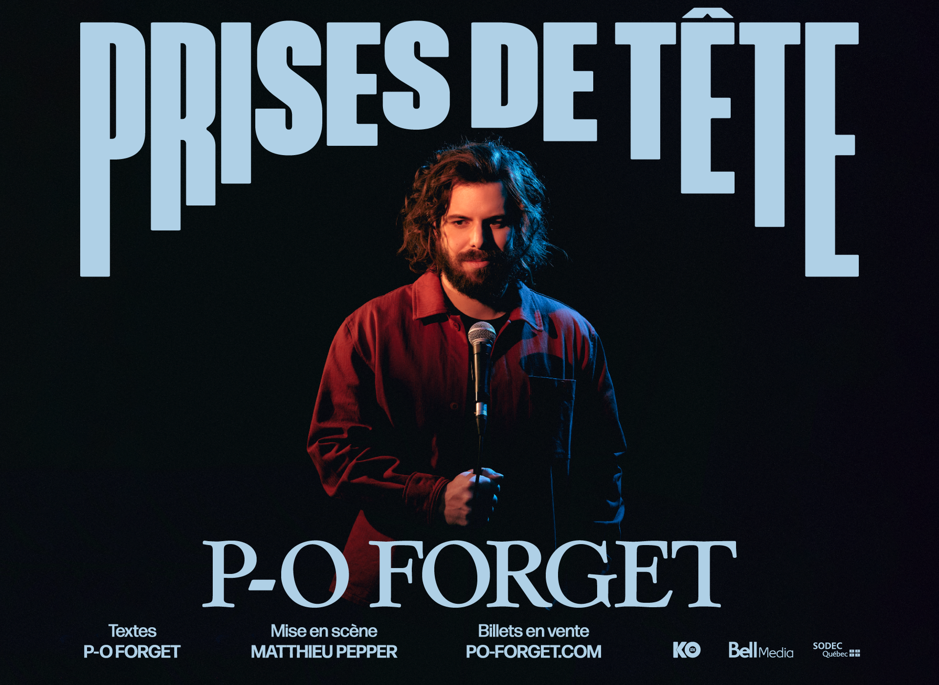 P-O Forget en spectacle à la Salle Albert-Rousseau.