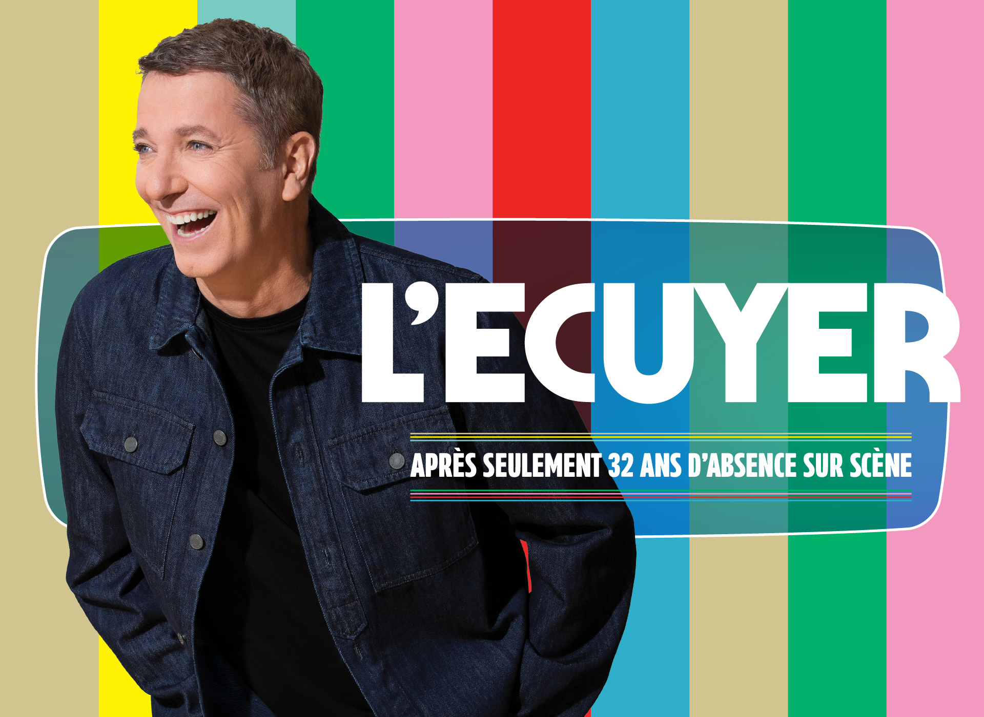 Patrice L'Ecuyer en spectacle à la Salle Albert-Rousseau.