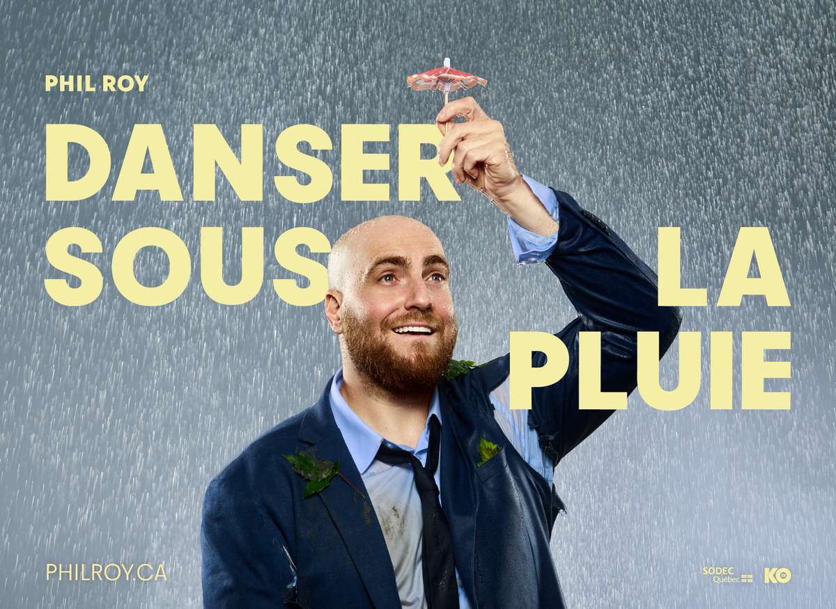 Phil Roy présente son spectacle Danser sous la pluie à la Salle Albert-Rousseau.
