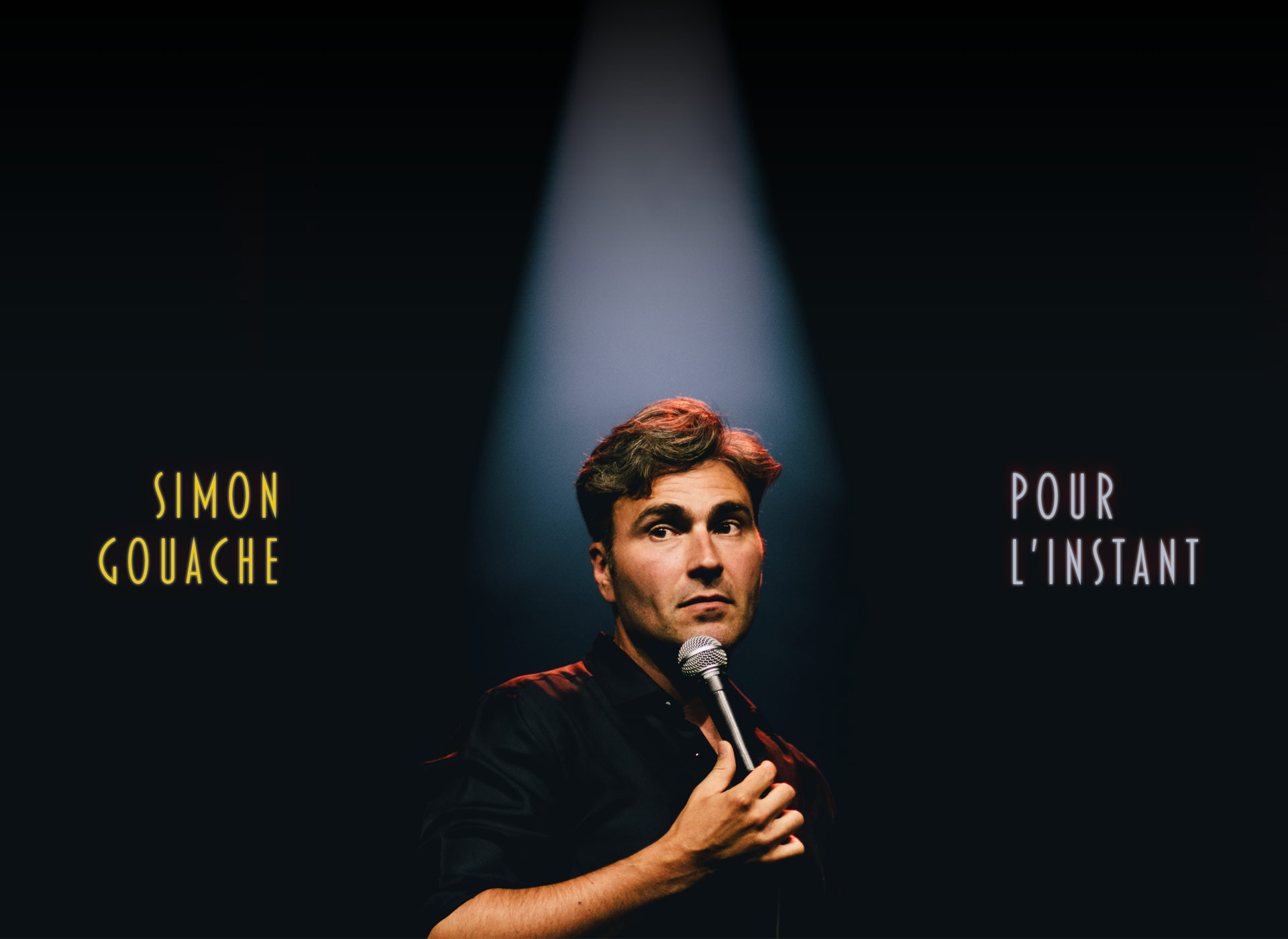 Simon Gouache en spectacle à la Salle Albert-Rousseau.